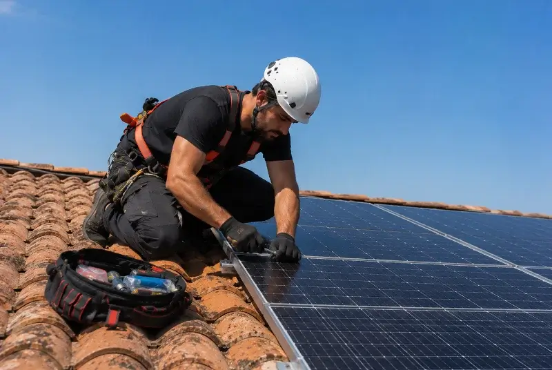Maintenance et monitoring de panneaux solaires à Rochefort-Samson