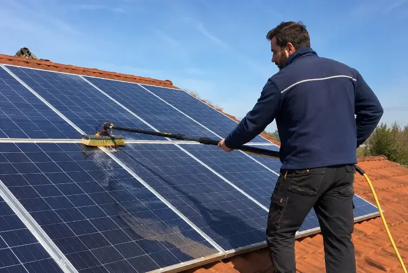 Nettoyage et entretien de panneaux solaires à Rochefort-Samson